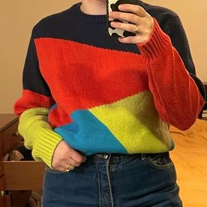 (SOLD) Vintage Multi-Colored Sweater